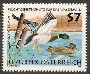 AUSTRIA 1835 MNH 2001 DUCKS