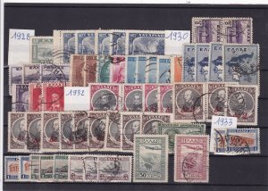 greece 1928-33  used stamps ref 10381