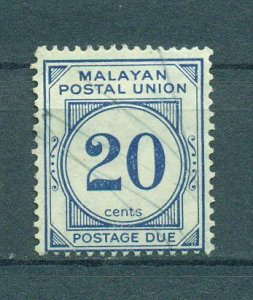 Malaya sc# J27 used cat value $6.75