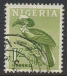 Nigeria  SG 96 SC# 108 Used 1961 Definitive Hornbill please see scan