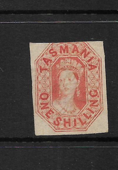 TASMANIA  1858  1/-     QV  MLH   SG 41