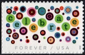 U.S.#5434 Let's Celebrate 55c FE Single, MNH.