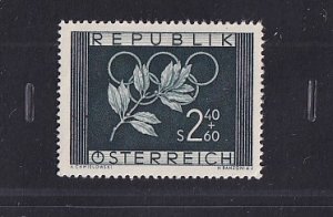 Austria   #B277  MNH  1952    Olympic circles