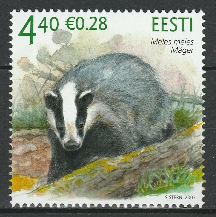 Estonia 2007 Fauna, Animals MNH Stamp