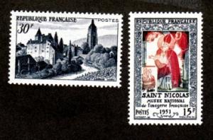 France # 657-658 Mint!