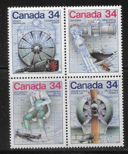 Canada 1102a 1986 Canada Day Block MNH