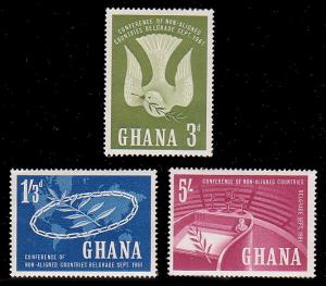 Ghana 101 - 103 MNH