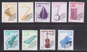 France (1992) #2273//2283 MNH; Missing 2273 and 2280