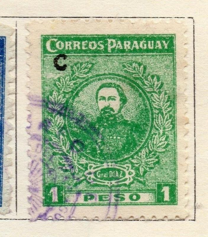 Paraguay 1924 Early Issue Fine Used 1P. 191077