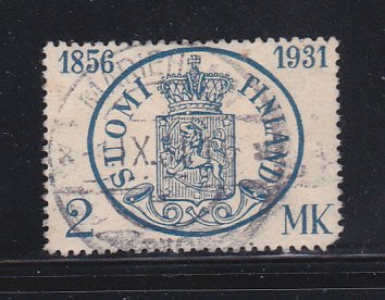 Finland 183 U Coat Of Arms SCV $11.50