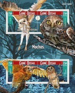 GUINEA-BISSAU 2015 MNH.OWLS   |  Y&T Code: 6226-6229  |  Michel Code: 8254-8257