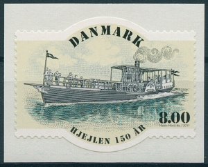 Denmark Stamps 2011 MNH Hjejlen Paddle Steamers Boats Nautical Ships 1v S/S Set