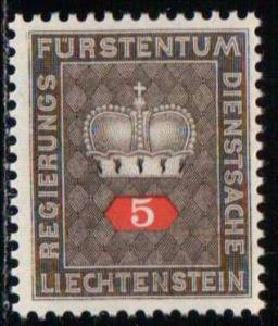 Liechtenstein O47 - Unused, Never Hinged