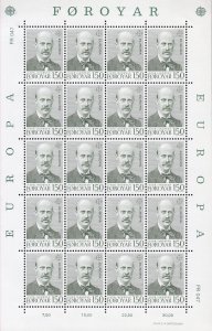 Faroe Islands 1980 EUROPA Complete (2) Sheets of 20. VF/NH/(**)