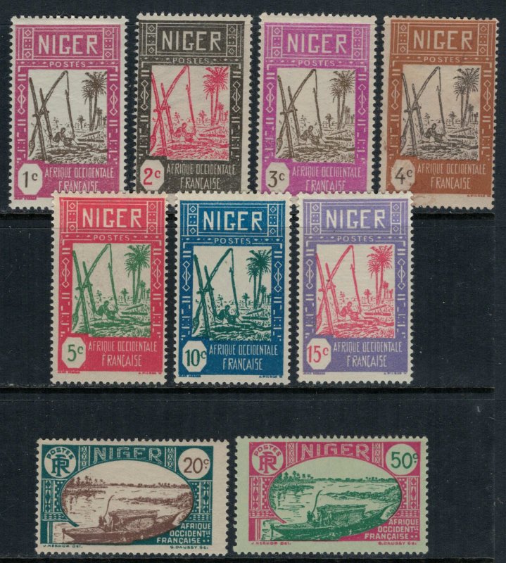 Niger #29-34,6,7,46*  CV $2.70