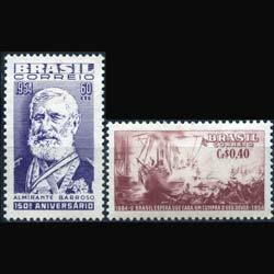 BRAZIL 1954 - Scott# 808-9 Adm.Manoel Set of 2 NH