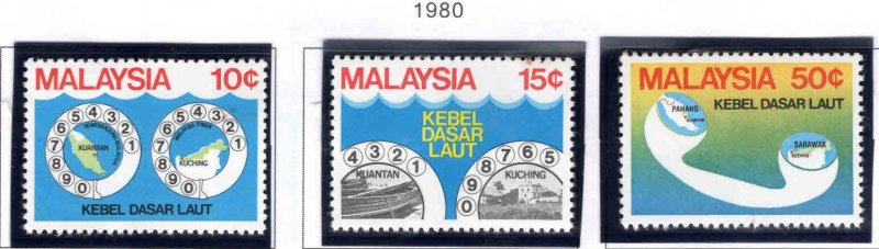 Malaysia Scott 207-209 MNH** set