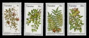 Transkei 28-31 MNH Flowers, Berries, Edible Fruits