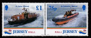 Jersey # 889a, Royal National Lifeboat Assoc. 175th Anniv., Mint NH, 1/2 Cat