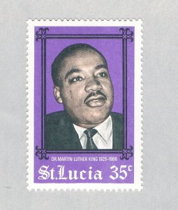 St Lucia MLK violet 35c (AP126703)