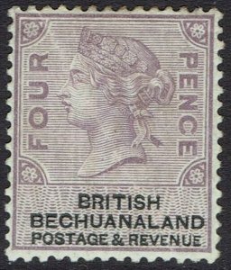 BECHUANALAND 1888 QV 4D 