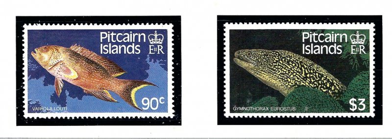 Pitcairn Is 295-96 MNH 1988 Fish          (KA)