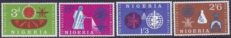 Nigeria #128-31 F-VF Mint NH ** Malaria Eradication