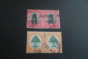 South Africa 1926 Sc 24,25 FU