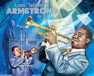 CENTRAFRICAINE 2012 SHEET LOUIS ARMSTRONG SINGERS MUSIC