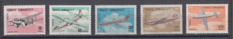 Turkey   #c1-56   mnh   cat $173.00 - complete airmail set