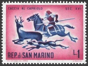 San Marino Scott # 477 Mint Hinged MH. All Additional Items Ship Free.