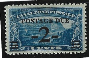 Canal Zone Scott #J22 Mint 2c  Postage Due Surcharge 2019 CV $6.50