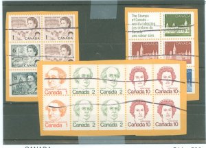 Canada #544a/586c/1187a Used Multiple