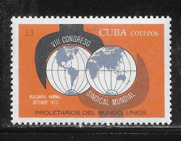Cuba 1841 World Trade Union Congress MNH
