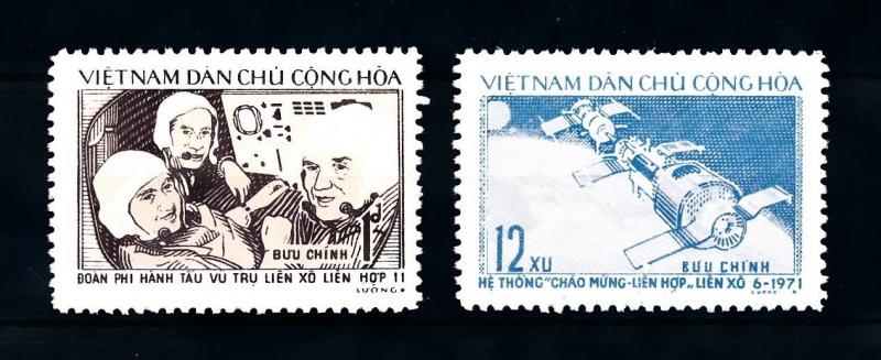 [93704] Vietnam North 1972 Space Travel Weltraum Soyuz II  MNH