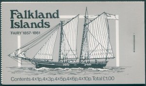 Falkland Islands 1982 £1 Mail Ships booklet MNH