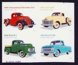 2016 US 5101-5104 Pickup Trucks Double Sided Booklet Issue 8 Stamps Forever