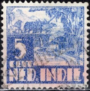 Netherlands Indies (Indonesia) 1939: Sc. # 206; Used Single Stamp