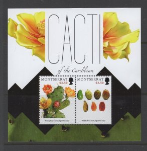 Montserrat #1288 (2012 Cacti  sheet of 2) VFMNH CV $5.25