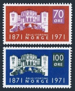 Norway 570-571, MNH. Michel 621-622. Norwegian Parliament-Storting-100. 1971.