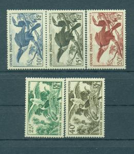 French Guiana sc# 192-205 mh cat value $40.00