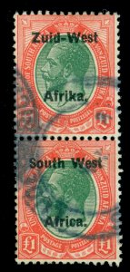 MOMEN: SOUTH WEST AFRICA SG #15 1923 10mm USED LOT #60094