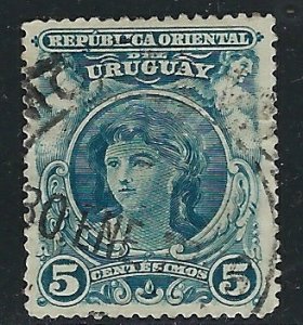 Uruguay 155 Used 1910 issue (an5544)