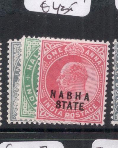 India Nabha SG 37, 38-9 MOG (8dmf)