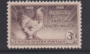 968 Poultry Industry Centennial MNH