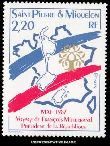 Saint Pierre & Miquelon Scott 493 Mint never hinged.