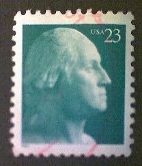 United States, Scott #3616, used(o), 2002, George Washington, 23¢, green