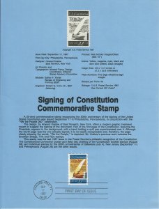 US SP817 Signing of Constitution Souvenir Page #2360