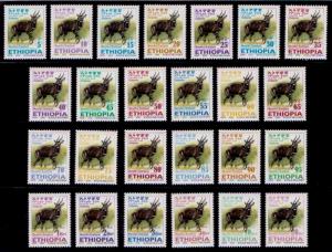 (415) Ethiopia / animals / bushbock definitives / 2nd series / rare / mnh