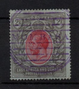 East Africa & Uganda KGV 1921 2R multi script CA SG72 fine used WS34303